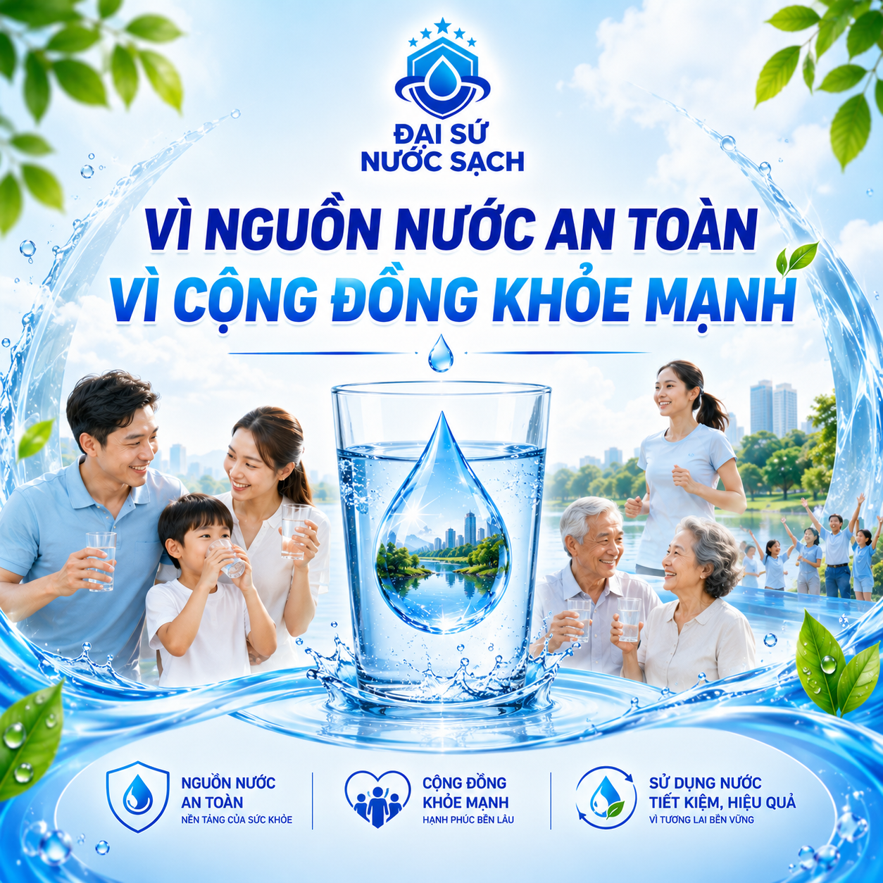 Viện Công nghệ và Sức khỏe khởi xướng chương trình Đại sứ Nước sạch