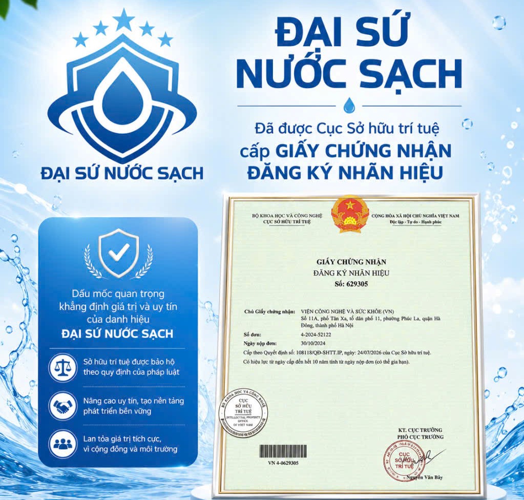 Biểu tượng Đại sứ Nước sạch được bảo hộ, mở rộng không gian lan tỏa giá trị vì cộng đồng
