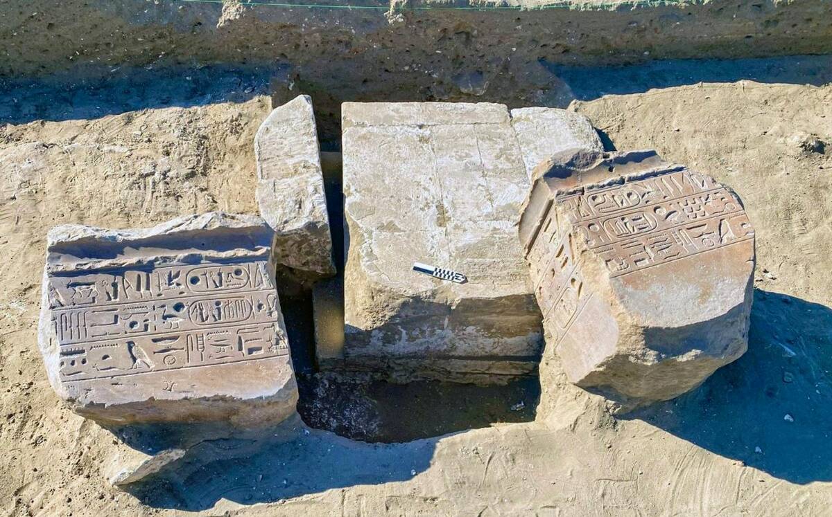 Ai Cập phát hiện dấu tích đền thờ thần Horus và hiện vật thời vua Ramesses II