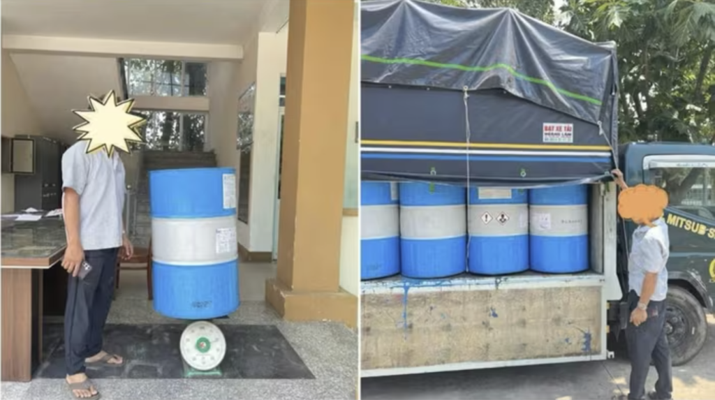 Triệt phá đường dây thu mua chất thải nguy hại, bán phế liệu kiếm lợi