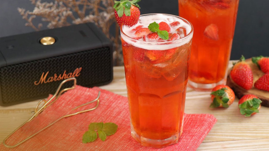 Dinh dưỡng Cách pha trà dâu tươi mát, đơn giản mà vẫn thơm ngon tại nhà