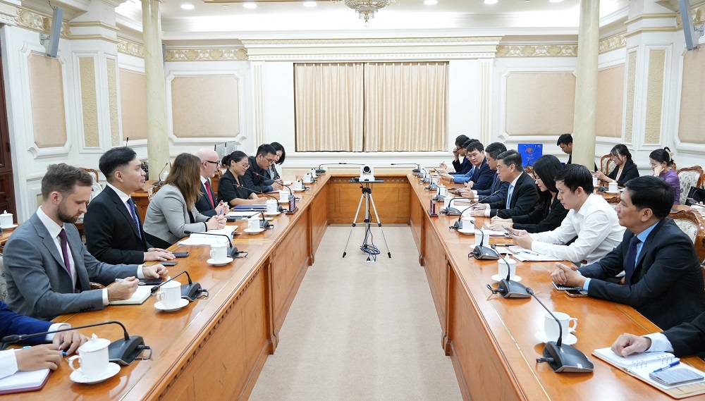 TP.Hồ Chí Minh và Vương quốc Anh tăng cường hợp tác trong lĩnh vực tài chính, hạ tầng